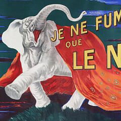 Leonetto Cappiello Poster “Je Ne Fume Que Le Nil – Papier A Cigaretts” – Joseph Bardou & Fils, circa 1912