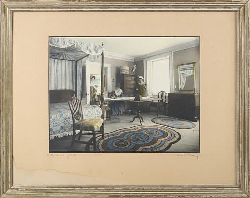 19-3843 Wallace Nutting Photograph The Quilting Party A_IMG_0201