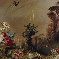 Pair of Venetian Scene Painted Panels, 19th Century