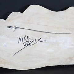 Mike Bacle Carved and Painted Moby Dick Sperm Whale Plaque