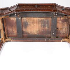 Anglo-Indian Mahogany Bone Inlaid Server, 19th Century