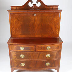 Vintage Mahogany Diminutive Secretary Desk