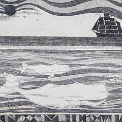 John F. Lochtefeld Limited Edition Etching “On the Back of the Broad Sea”