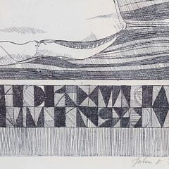 John F. Lochtefeld Limited Edition Etching “On the Back of the Broad Sea”