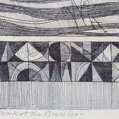 John F. Lochtefeld Limited Edition Etching “On the Back of the Broad Sea”