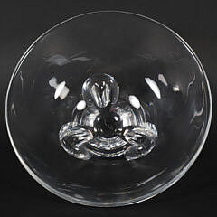 Signed Steuben Clear Crystal Bowl