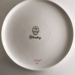 Set of Six Hutschenreuther Hohenberg Porcelain Dinner Plates