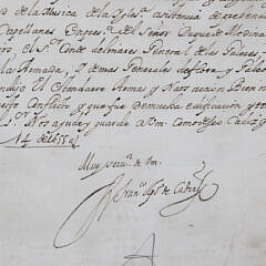 19th Century Manuscript, Framed