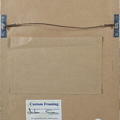 19th Century Manuscript, Framed