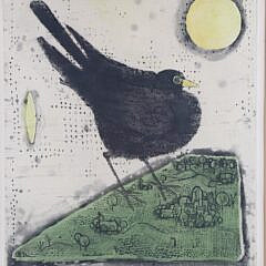 Bo Lars Limited Edition Print “Blackbird”, circa 1959