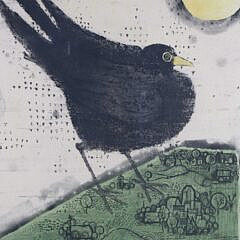 Bo Lars Limited Edition Print “Blackbird”, circa 1959
