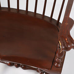 Pair of Signed D.R. Dimes Fan-Back Windsor Armchairs
