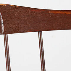 Pair of Signed D.R. Dimes Fan-Back Windsor Armchairs