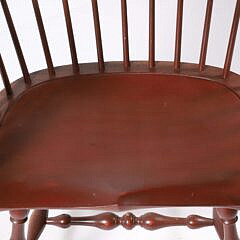 Pair of Signed D.R. Dimes Fan-Back Windsor Armchairs