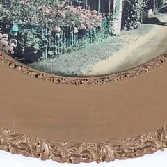 Vintage Nantucket Hand Colored Photograph “Siasconset Rose Covered Cottage”