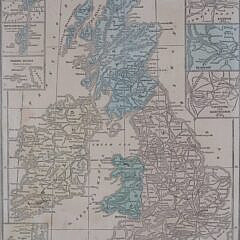 Map of “The British Isles”, 19th Century