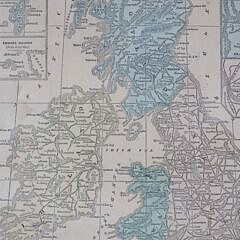 Map of “The British Isles”, 19th Century