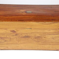 Chinese Export Brass Bound Camphorwood Trunk, 19th Century