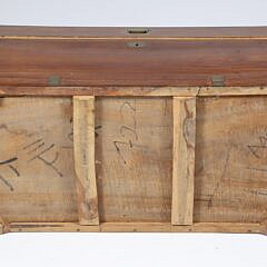 Chinese Export Brass Bound Camphorwood Trunk, 19th Century