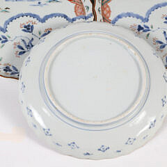 Eight Japanese Imari Landscape Decorated Porcelain Plates, 19th Century