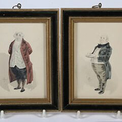 38301 Pair of Miniature Charles Dickens Characature Prints A_IMG_9516