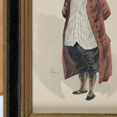 Pair of Miniature Charles Dickens Caricature Prints