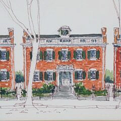 Barbara Kaufman-Locke Watercolor on Paper “The Three Bricks”