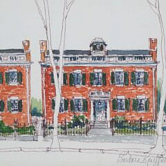 Barbara Kaufman-Locke Watercolor on Paper “The Three Bricks”