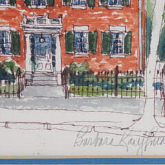 Barbara Kaufman-Locke Watercolor on Paper “The Three Bricks”