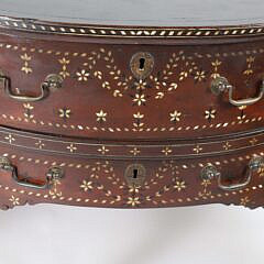 Mahogany Bone Inlaid Sideboard, 19th Century
