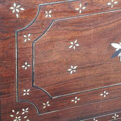Mahogany Bone Inlaid Sideboard, 19th Century