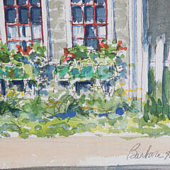 Barbara Kauffman-Locke Watercolor on Paper “Li’l Grey Lady”
