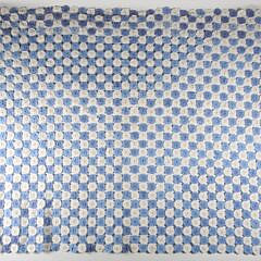 42399 Blue and White Yoyo Quilt A IMG_9769
