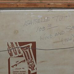 Isabelle Tuttle Oil on Artist Board “Wind and Sand” Nantucket