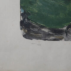 Hans Erni Limited Edition 5-Color Lithograph “Hibou”, circa 1959