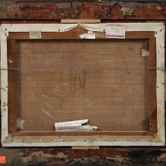 Oil on Canvas “Portrait of a Spaniel” Initialed and Dated 1903