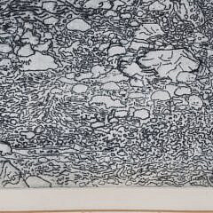 Gabor Peterdi Artist Proof Etching “Low Tide”, circa 1964