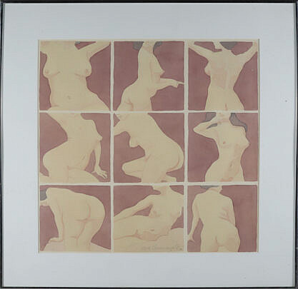 49-5462 Jane Chennayeft WC Studies of a Nude A_IMG_8726