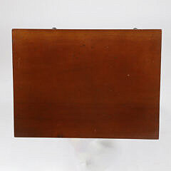 American Sheraton Mahogany One Drawer Work Stand, circa 1820