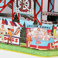 J. Chein Tinplate Roller Coaster, circa 1960