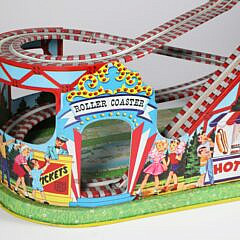 J. Chein Tinplate Roller Coaster, circa 1960