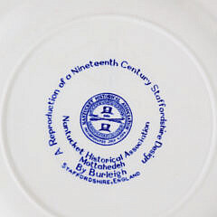 NHA Billy Bowen Blue and White Nantucket Collectors Plate
