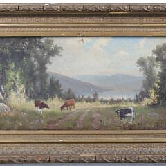 54-5460 Edward T. Wilson Oil Grazing by the Lakeside A_IMG_0194