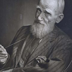 Photograph Portrait of Bernard Shaw by Yousuf Karsh, circa 1944