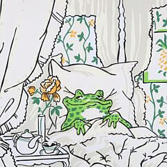 George Davis Limited Edition Lithograph “House Guest, 1st Morning”, Edition #42/100