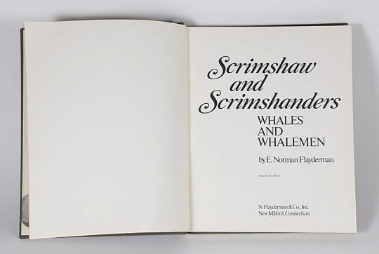 77-4820 Scrimshaw + Scrimshander Book by Norman Flayderman A_IMG_9174