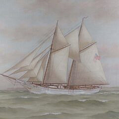 Oil on Linen “Portrait of the American Schooner Emma Ritch”