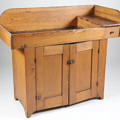 American Shaker Pine Dry Sink 19th Century