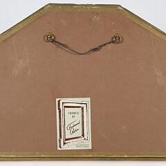 Cased Mother of Pearl Lady’s Lace and Watercolor Hand Fan, 19th Century