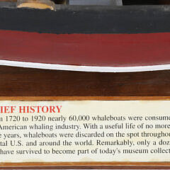Contemporary Model of a Whaleboat, Fully Outfitted